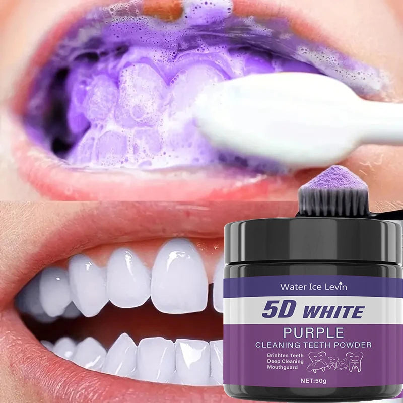 Purple Tooth Cleaning & Whitening Powder — Sulfate-Free, 50g