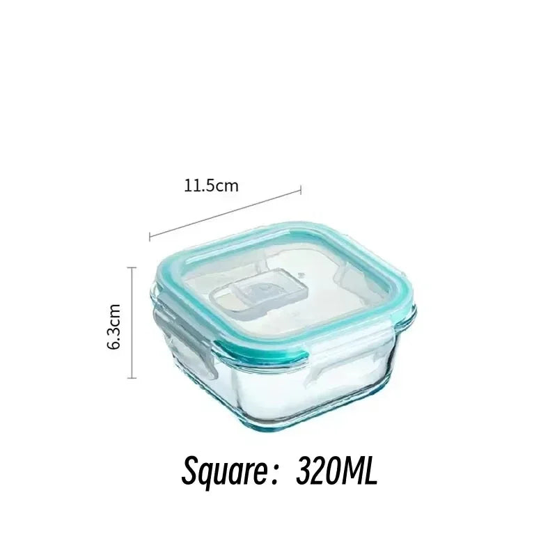 Borosilicate glass lunch box