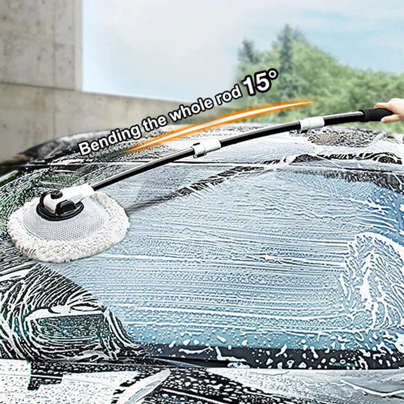 Telescoping car wash mop