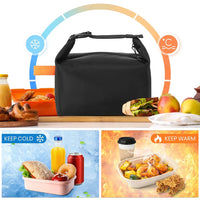 Insulated lunch tote bag
