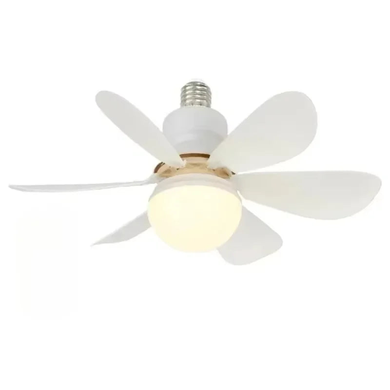 LED Ceiling Fan Light with Remote Control | Dimmable | 42cm & 52cm | White, Black & RGB