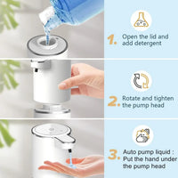 Automatic Touchless Soap Dispenser — Infrared Sensor, USB Rechargeable, Foam or Liquid