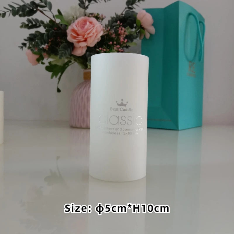 Ivory Pillar Candles — Unscented | Multiple Sizes | Home & Ceremony
