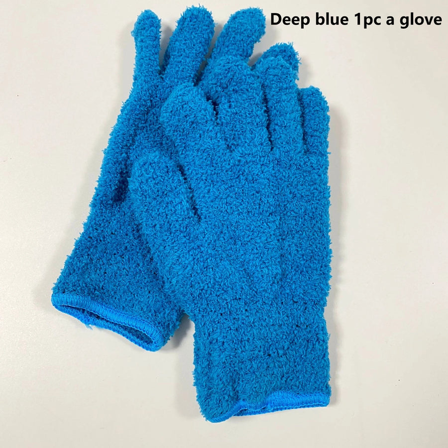 Microfiber Dusting Gloves — Stretchable & Breathable, 6 Colours