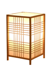 Bamboo weave desk lamp