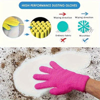 Microfiber Dusting Gloves — Stretchable & Breathable, 6 Colours