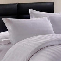 Pure White Cotton Pillowcase | Hotel-Grade Sateen