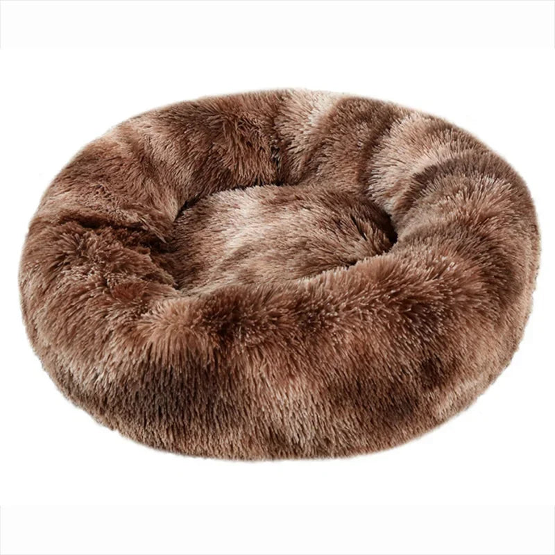 Round Plush Pet Bed | Dogs & Cats | 40–90cm