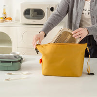 Insulated lunch tote bag