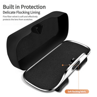 Car Sun Visor Glasses Case | ABS & Flocked Interior | One-Hand Open