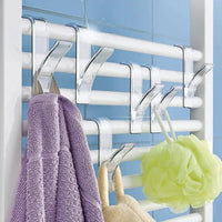 Radiator Rail Hook Clips | Towel & Clothes Hanger Holder