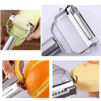 Multi-Function Stainless Steel Vegetable Peeler | 2-in-1 & 4-in-1