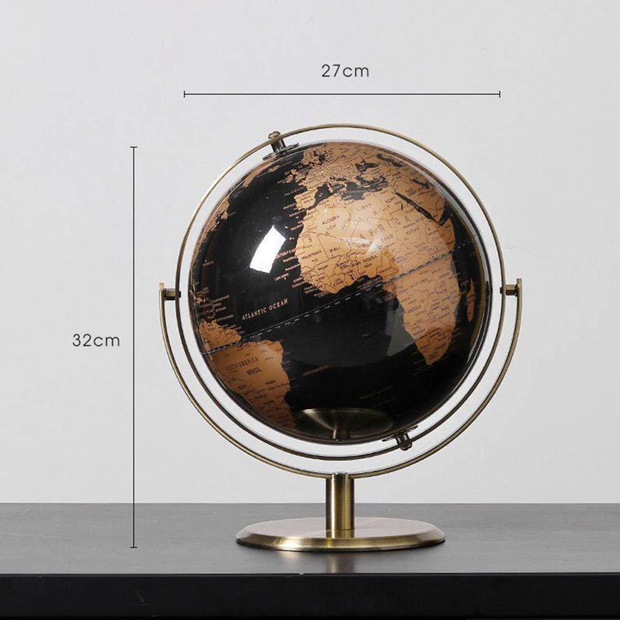 Retro world globe