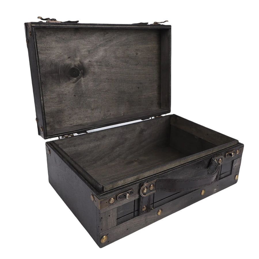 Vintage Wooden Storage Trunk