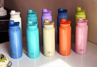 Vacuum-insulated flask