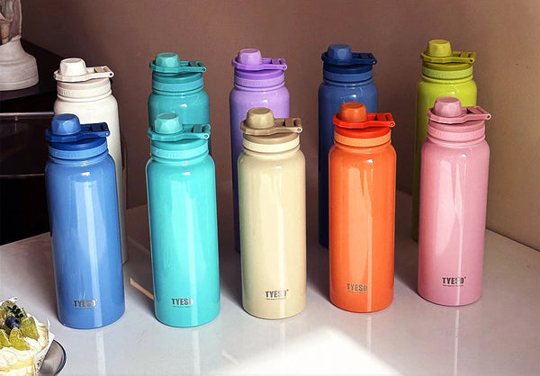 Vacuum-insulated flask