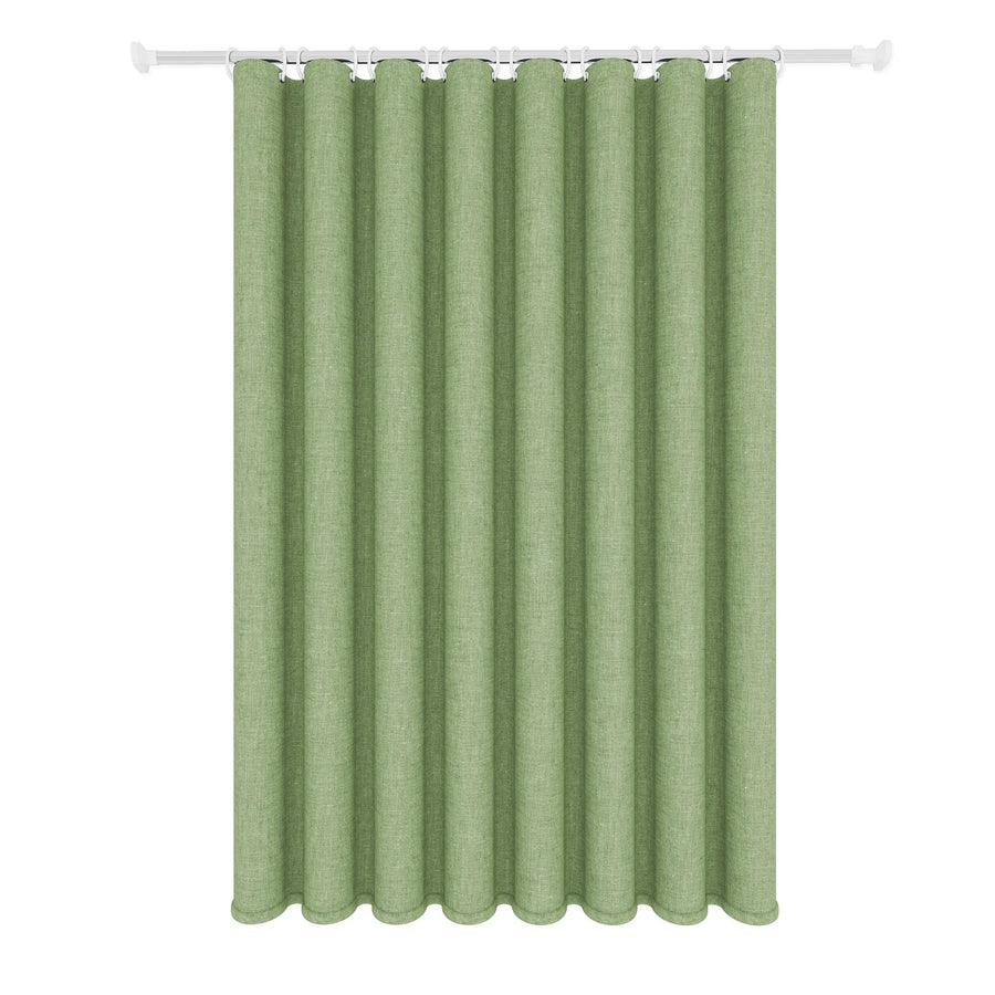 Minimalist Linen Texture Shower Curtain — Weighted Hem | Thick Polyester | 5 Colours | 5 Sizes