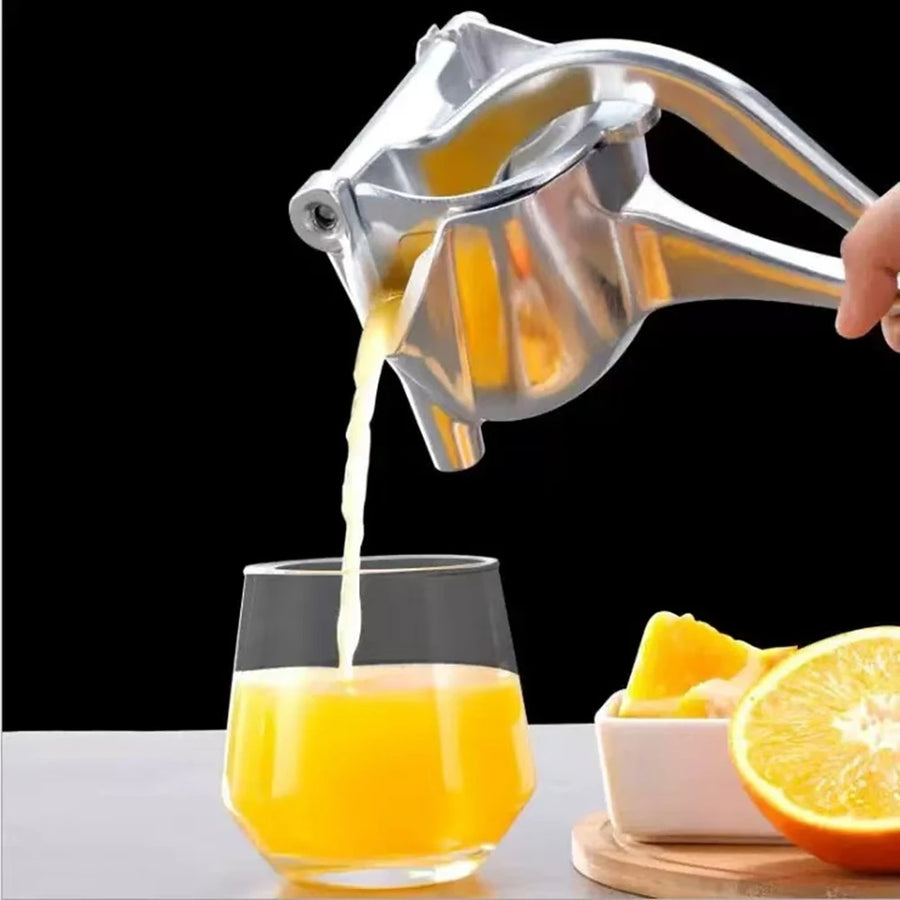 Manual Citrus Juicer — Hand Press Orange & Lemon Squeezer with Potato Masher