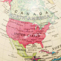 Retro antique globe