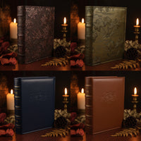 PU Leather Photo Album — 200+ Photos | 6-Inch Pockets | Gift Edition