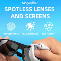 Microfiber screen cleaning cloths