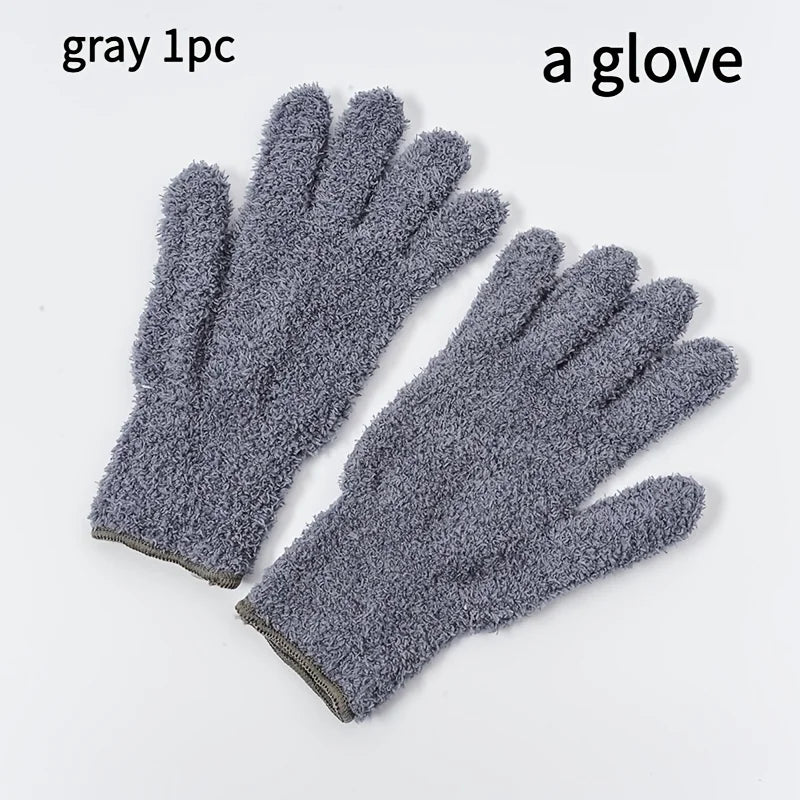 Microfiber Dusting Gloves — Stretchable & Breathable, 6 Colours