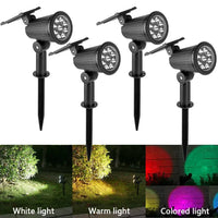 Solar garden spotlight