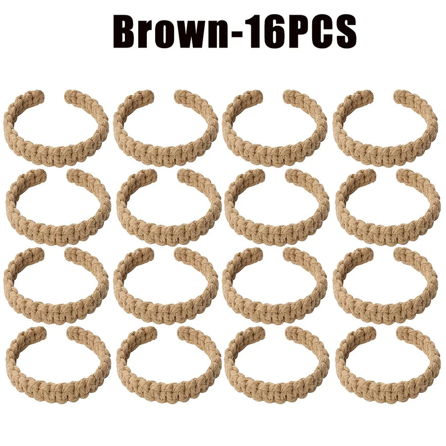 Handmade Jute Curtain Tie-Backs | Twist Knot Design | Boho Window Decor