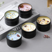 Crystal Dried Floral Soy Wax Candle — Iron Tin | 8 Fragrances | Gift Edition