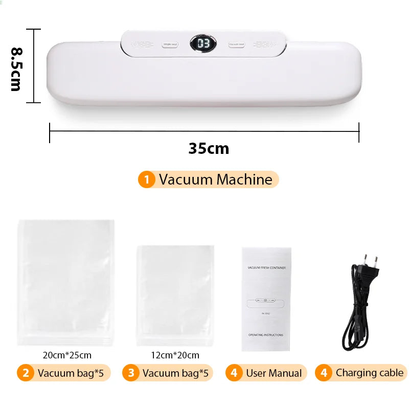 Vacuum food sealer