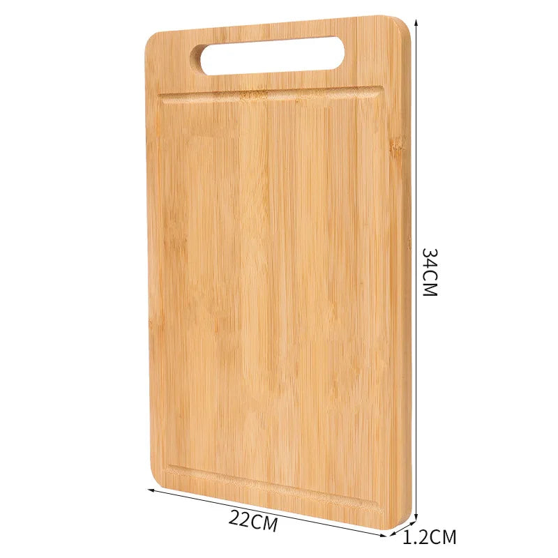 Double-sided bamboo cutting board