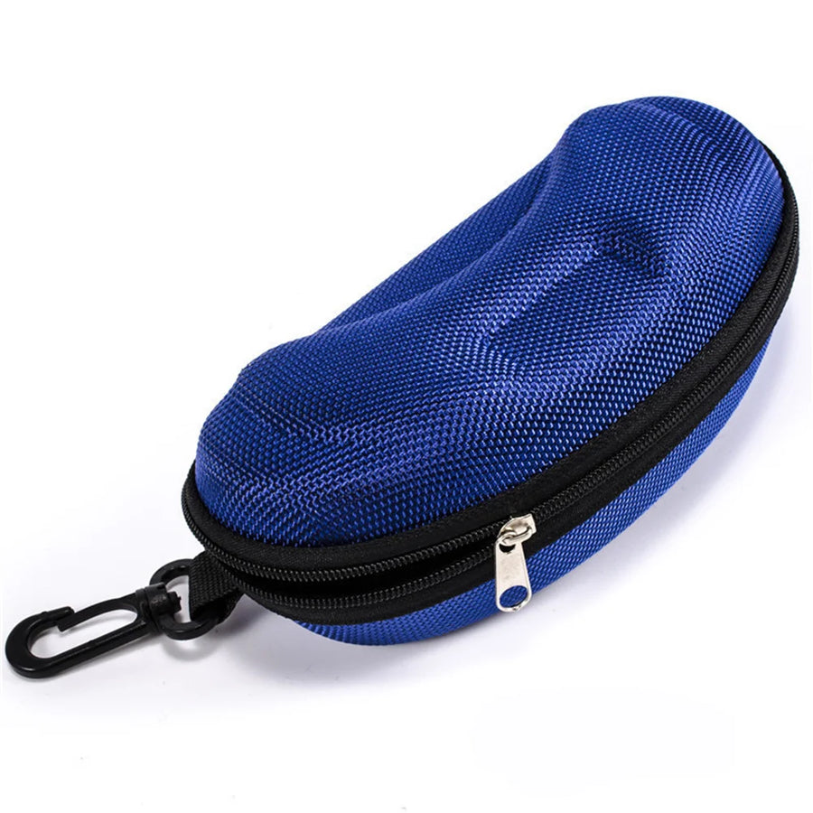 Hard-Shell Glasses Case with Clip & Lanyard — Sunglasses & Eyewear
