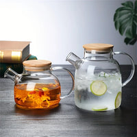 1L/1.8L Large Capacity Glass Teapot