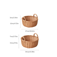 Natural Rattan Serving Tray
