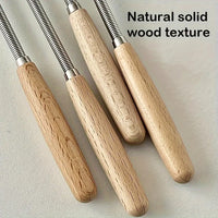 Mini Stainless Steel Whisk with Wooden Handle — Single or 3-Pack