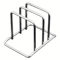 Pot lid and cutting board rack