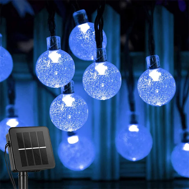 Solar Crystal Globe Lights