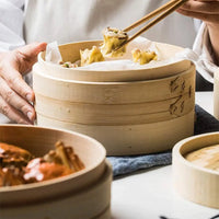 Bamboo steamer basket
