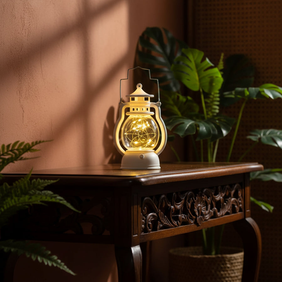 Retro Flameless LED Kerosene Lamp — Warm Light Candlestick, 7 Styles