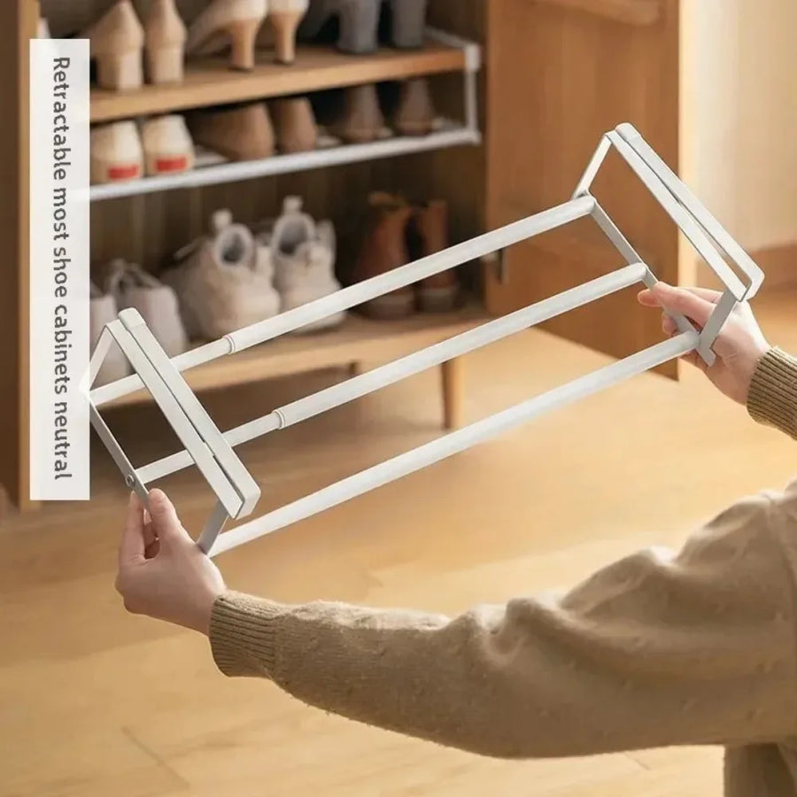 Under-shelf shoe rack