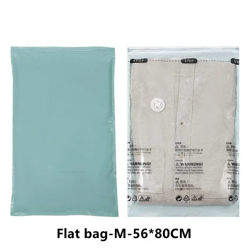 Pump-Free Vacuum Storage Bags
