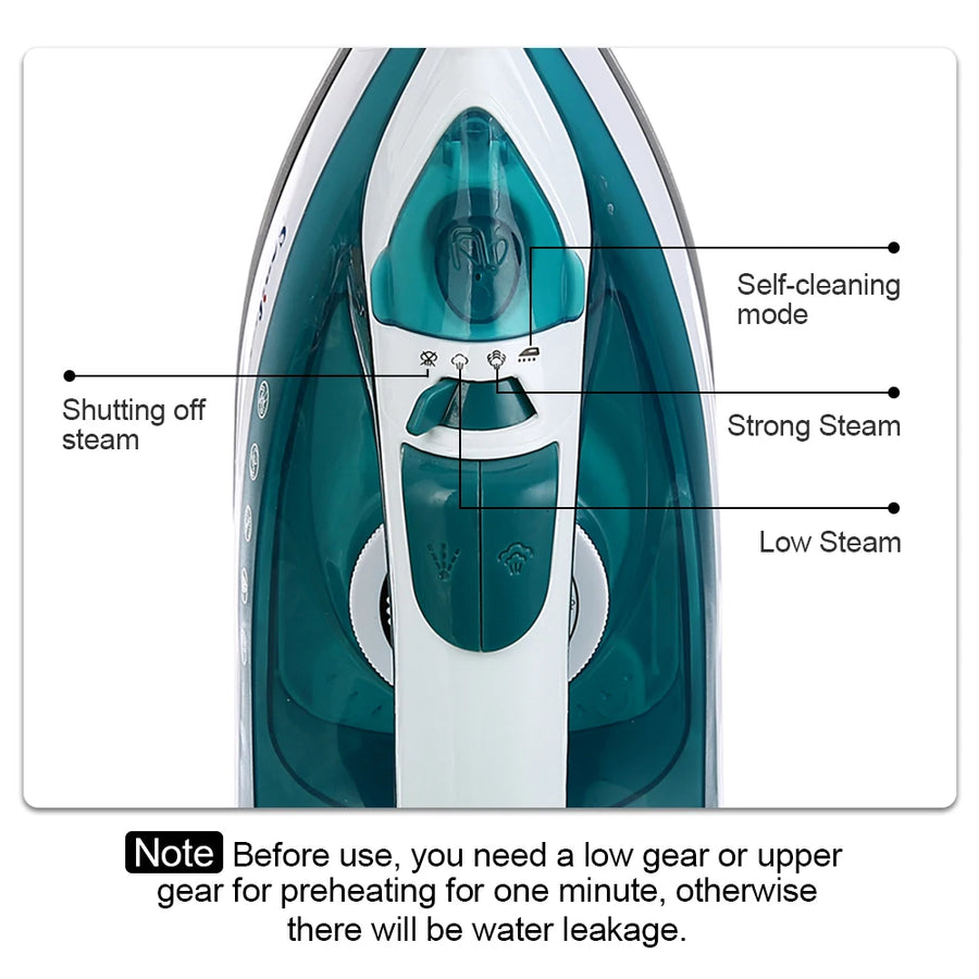Ceramic steam iron
