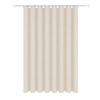 Minimalist Linen Texture Shower Curtain — Weighted Hem | Thick Polyester | 5 Colours | 5 Sizes
