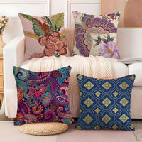 Boho Print Cushion Cover — Soft Plush | Double-Sided Print