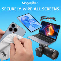 Microfiber screen cleaning cloths