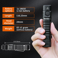 Wurkkos FC11C High-Power Flashlight