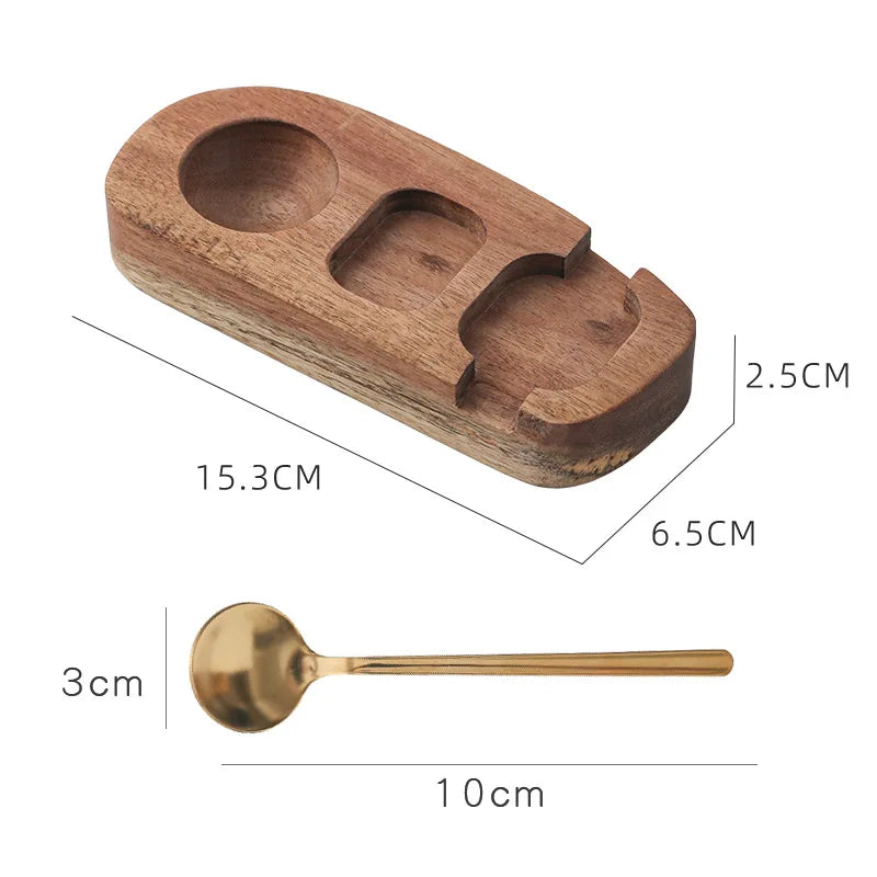 Wooden Egg Cup Tray