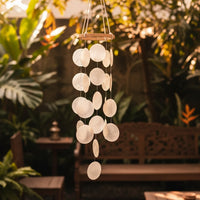 Natural Shell Wind Chime | Bohemian Dream Catcher | Home & Garden Decor
