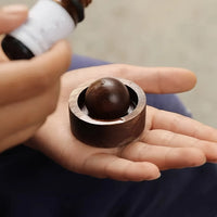 Mini Wooden Essential Oil Diffuser | Car & Home Fragrance | Brown & Natural Wood
