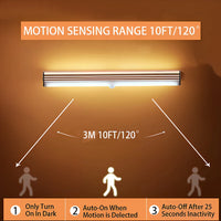 USB Rechargeable Motion Sensor LED Night Light | Magnetic Strip Light | 10–50cm